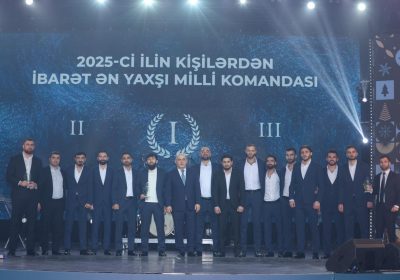 MİLLİMİZ 2025-Cİ İLİN ƏN YAXŞI KOMANDASI SEÇİLDİ (FOTOLAR)